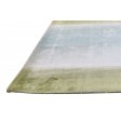 Modern Handloom Silk Green 5' x 7' Rug