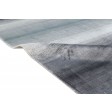 Modern Handloom Silk Silver 5' x 6' Rug
