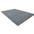 Modern Handloom Wool / Silk (Silkette) Dark Grey 5' x 7' Rug
