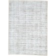 Modern Handloom Wool / Silk (Silkette) Silver 1' x 6' Rug