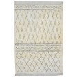 Modern Hand Tufted Wool Ivory 5' x 8' Rug