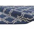 Modern Hand Tufted Wool Blue 5' x 8' Rug