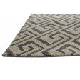 Modern Hand Tufted Wool Beige 5' x 8' Rug