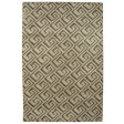 Modern Hand Tufted Wool Beige 5' x 8' Rug