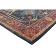 Traditional-Persian/Oriental Hand Tufted Wool Blue 5' x 8' Rug