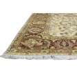 Traditional-Persian/Oriental Hand Knotted Wool Ivory 6' x 9' Rug