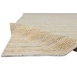 Modern Hand Knotted Wool / Jute Beige 8' x 11' Rug