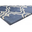 Modern Hand Tufted Wool Blue 2' x 2' Rug