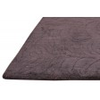 Modern Handloom Silk (Silkette) Charcoal 2' x 3' Rug