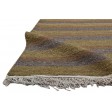 Modern Hand Knotted Jute Brown 4' x 6' Rug