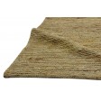 Modern Hand Knotted Jute Beige 2' x 3' Rug