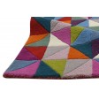 Modern Hand Tufted Wool Multi Color 2'6 x 5' Rug