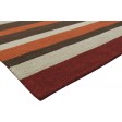 Modern Hand Tufted Wool Multi Color 5' x 8' Rug