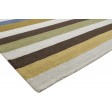 Modern Hand Tufted Wool Multi Color 5' x 8' Rug