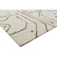 Modern Hand Tufted Wool Cream 5' x 8' Rug