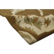 Modern Hand Tufted Wool Brown 2' x 4' Rug