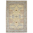 Traditional-Persian/Oriental Hand Knotted Wool Cream 5' x 8' Rug