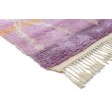 Shag Hand Knotted Wool Pink 3' x 5' Rug