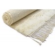 Shag Hand Knotted Wool Cream 3' x 6' Rug