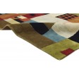 Modern Hand Knotted Wool Multi Color 5' x 7' Rug