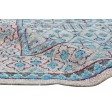 Modern Hand Knotted Silk Blue 5' x 8' Rug