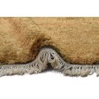 Modern Hand Knotted Jute Gold 2' x 2' Rug