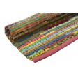 Modern Hand Woven Cotton Colorful 2' x 3' Rug