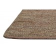 Modern Hand Woven Leather Cowhide Rust 2'6 x 4' Rug