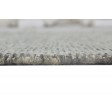 Modern Hand Knotted Wool / Silk (Silkette) Grey 4' x 6' Rug