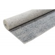 Modern Hand Knotted Wool / Silk (Silkette) Grey 4' x 6' Rug