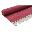 Modern Dhurrie Wool Red 3' x 5' Rug