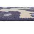 Modern Hand Knotted Wool Silk Blend Blue 8' x 10' Rug