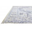 Modern Hand Knotted Wool Silk Blend Blue 8' x 10' Rug