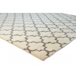 Modern Hand Knotted Wool ivory 8' x 10' Rug