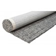 Modern Hand Woven Wool Charcoal 5' x 8' Rug