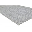 Modern Hand Woven Cotton Grey 6' x 9' Rug