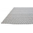 Modern Hand Woven Cotton Grey 5' x 8' Rug