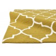 Modern Hand Tufted Wool Gold 5' x 8' Rug