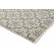 Modern Hand Knotted Wool Ivory 2' x 3' Rug