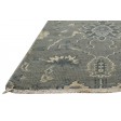 Traditional-Persian/Oriental Hand Knotted Wool Grey 3' x 2' Rug