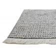 Modern Hand Woven Wool / Nylon Blend Grey 2' x 3' Rug