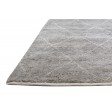 Modern Hand Knotted Wool / Silk (Silkette) Grey 9' x 12' Rug