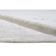 Modern Hand Knotted Wool / Silk (Silkette) Ivory 9' x 12' Rug