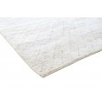 Modern Hand Knotted Wool / Silk (Silkette) Ivory 6' x 9' Rug