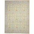 Traditional-Persian/Oriental Hand Knotted Wool Olive 9' x 12' Rug