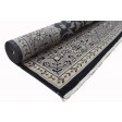 Traditional-Persian/Oriental Hand Knotted Wool Black 9' x 13' Rug
