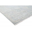 Traditional-Persian/Oriental Hand Knotted Wool Silk Blend Blue 8' x 10' Rug