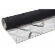 Modern Hand Woven Leather / Cotton Grey 3' x 6' Rug