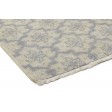 Modern Hand Knotted Wool Grey 2' x 2' Rug