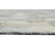 Modern Hand Woven Leather / Cotton Grey 5' x 8' Rug